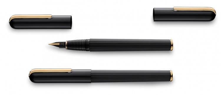 Ручка перьевая Lamy 060 imporium, Черный PVD/Золотое покрытие, EFg