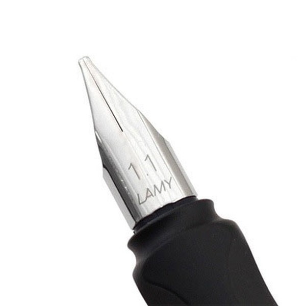 Ручка перьевая Lamy 011 joy, Черно-серебристый, 1.1 mm