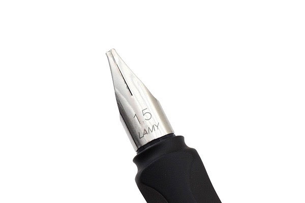 Ручка перьевая Lamy 011 joy, Черно-серебристый, 1.5 mm