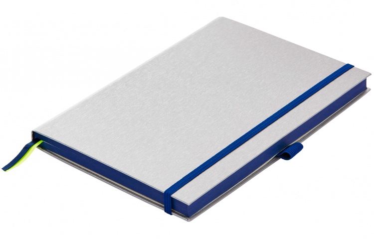 Записная книжка, твердый переплет, формат А6, синий цвет