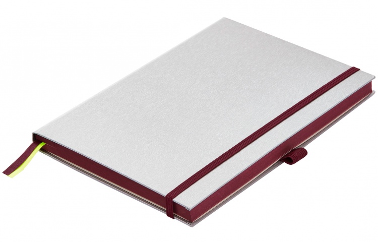 Записная книжка, твердый переплет, формат А6, пурпурный цвет