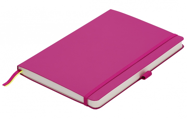 Записная книжка, мягкий переплет, формат А5, розовый цвет
