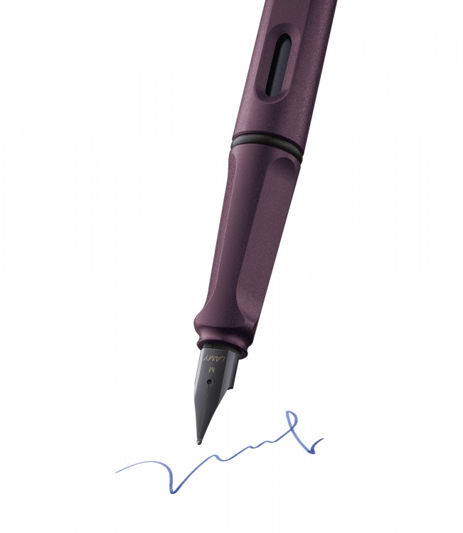 Ручка перьевая Lamy 0E3 safari, Scarlet, EF