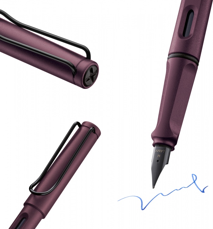 Ручка перьевая Lamy 0E3 safari, Scarlet, EF