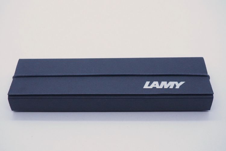 Ручка мультисистемная Lamy (черный+кар 0,5) 606 logo, Матовая сталь, M21