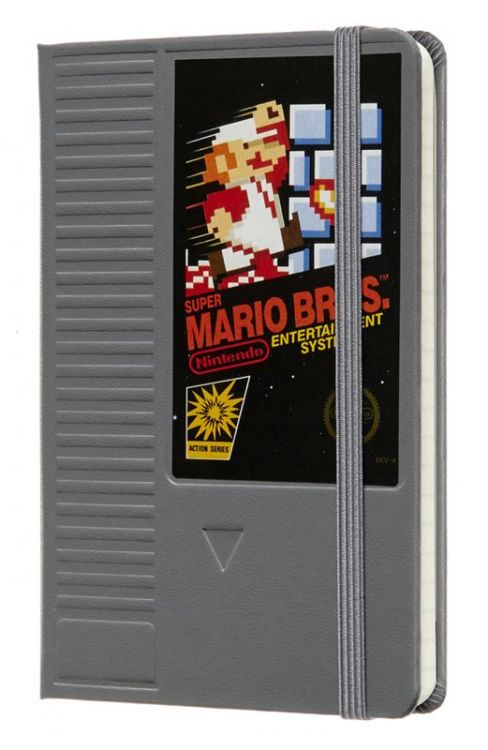 Блокнот Moleskine Limited Edition Super Mario Pocket 90x140мм 192стр. линейка серый Nes Cartridge