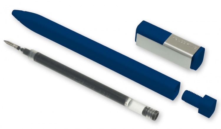 Ручка-роллер Moleskine CLASSIC PLUS 0.7мм прямоугол. темно-синий черные чернила
