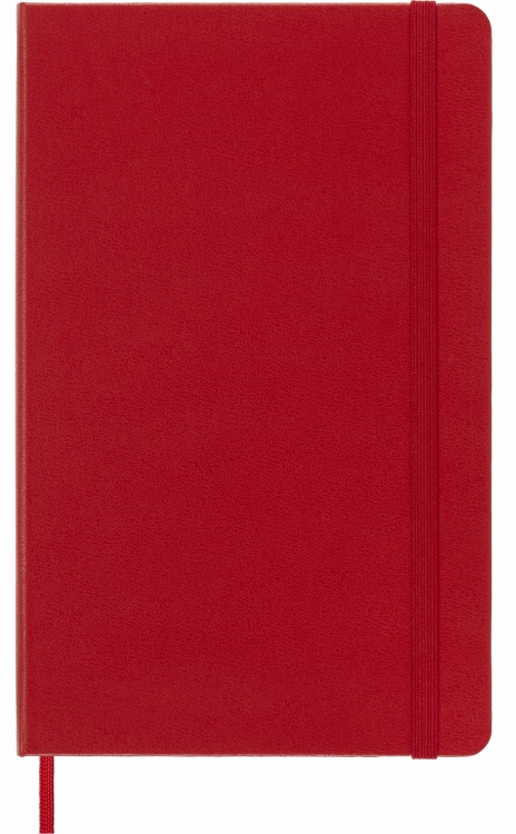 Блокнот Moleskine CLASSIC QP062R Large 130х210мм 240стр. нелинованный твердая обложка красный