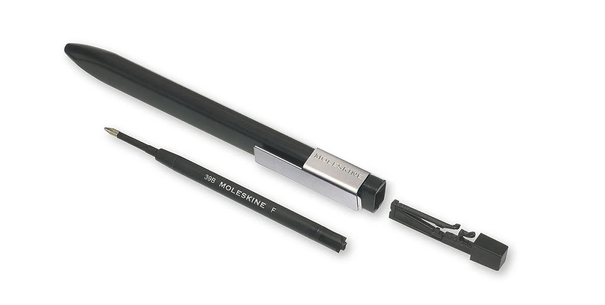 Ручка шариковая Moleskine CLASSIC CLICK (EW41BA10) автоматическая 1мм Black, черные чернила, блистер