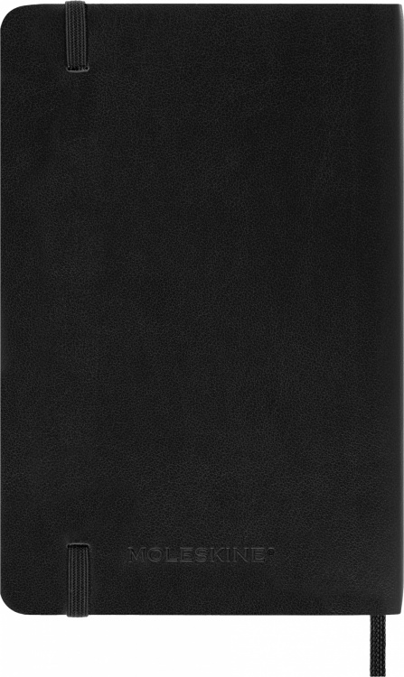 Блокнот Moleskine CLASSIC SOFT QP611 Pocket 90x140мм 192стр. линейка мягкая обложка черный