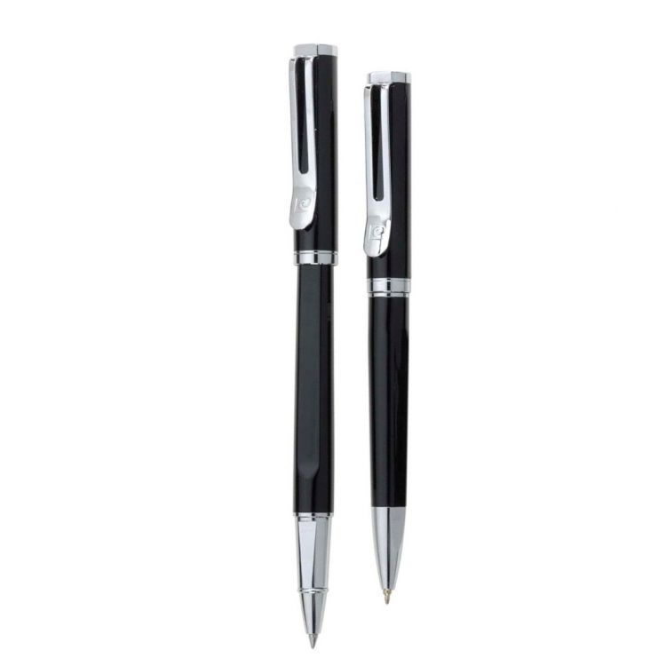Набор Pierre Cardin PEN&PEN: ручка шариковая + роллер, цвет - черный.