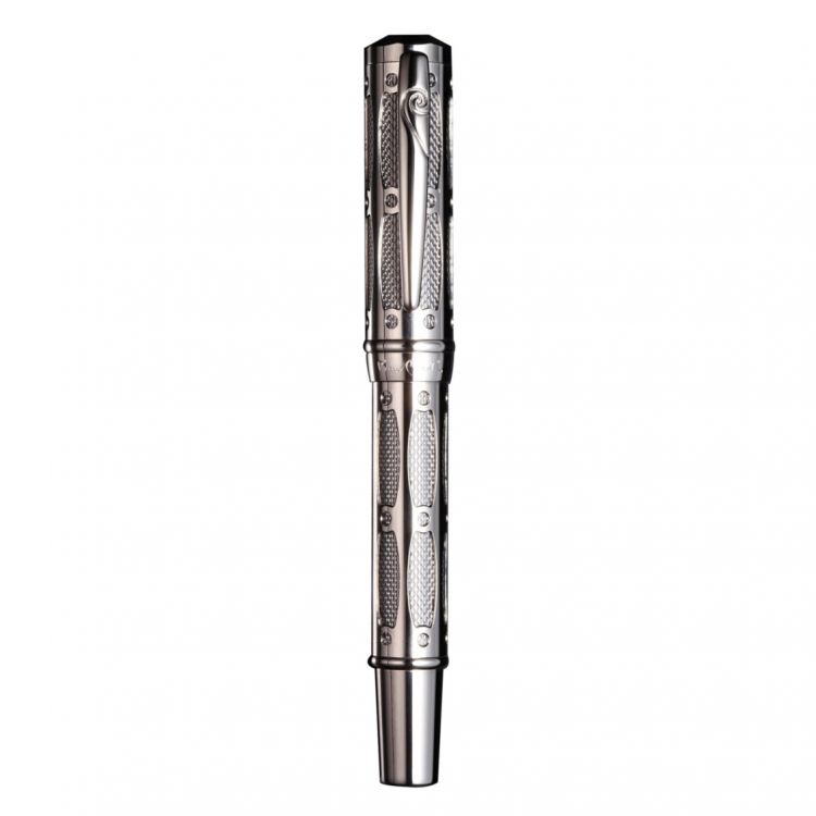 Перьевая ручка Pierre Cardin, The One, цвет - пушечная сталь, перо сталь/позолота 18К