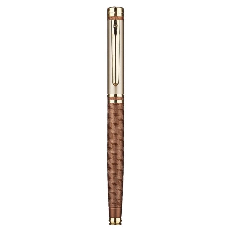 Набор Pierre Cardin PEN&PEN: ручка шариковая + роллер. Цвет - коричневый. Упаковка Е.