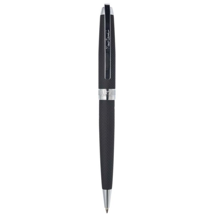Шариковая ручка Pierre Cardin PROGRESS, цвет - черный/хром.