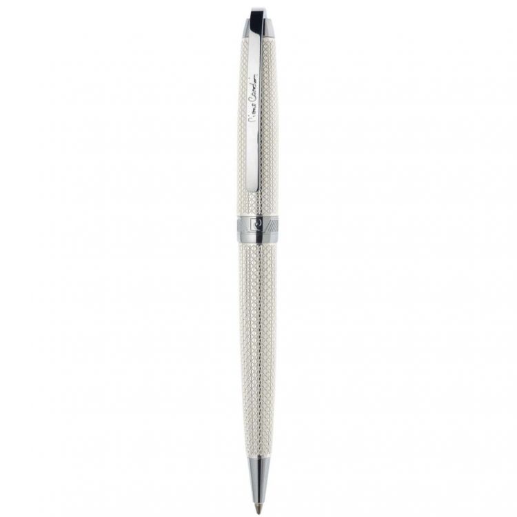 Ручка шариковая Pierre Cardin PROGRESS, цвет - перламутровый белый. Упаковка В.