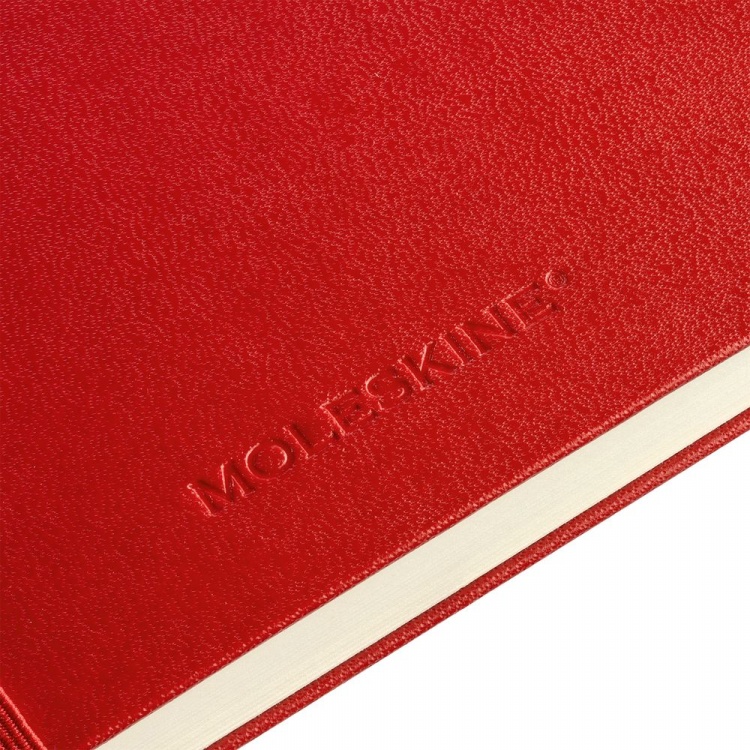 Записная книжка Moleskine Classic Large, в линейку, красная