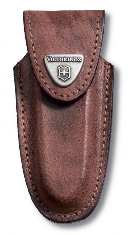 Чехол на ремень VICTORINOX для ножей 91 мм толщиной 2-4 уровня, кожаный .