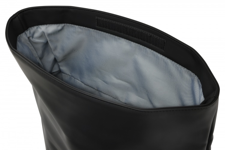 Рюкзак BUGATTI Rina, чёрный, переработанный полиуретан, 40х13х47 см, 15 л