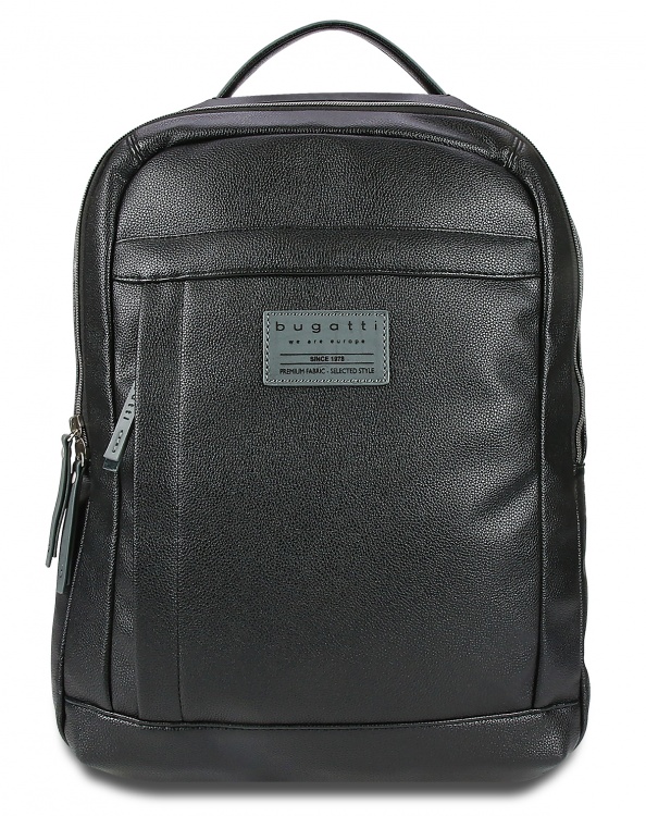 Рюкзак BUGATTI Moto D 15&#39;&#39;, чёрный, полиуретан, 32х13х43 см, 16 л
