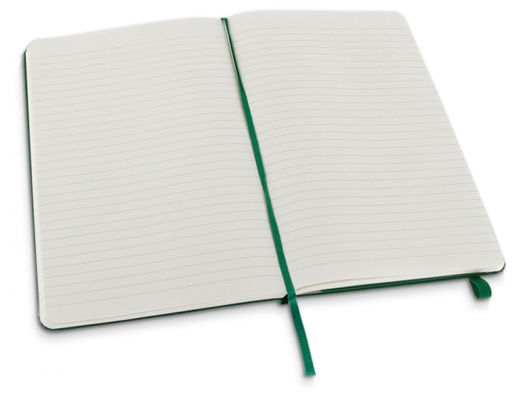 Записная книжка Moleskine Classic (в линейку) в твердой обложке, Large (13х21см), зеленый