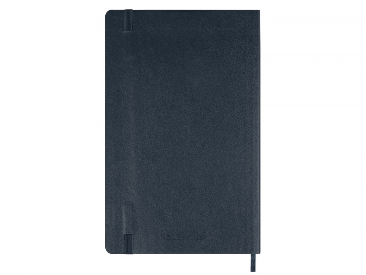 Записная книжка Moleskine Classic Soft (в линейку), Large (13х21см), сапфировый синий