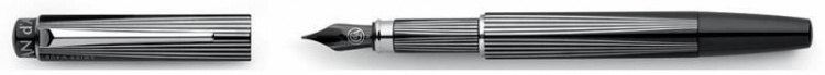 Ручка перьевая Carandache RNX.316 PVD Black Version  (F) сталь 316L черное PDV-покрытие пе