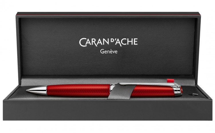 Шариковая ручка Caran d&#39;Ache Leman Rouge Carmin