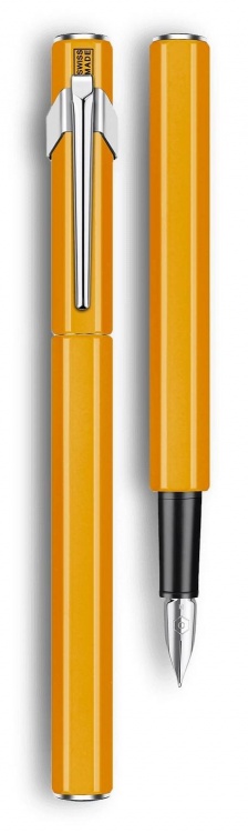 Ручка перьевая Caran d&#39;Ache Office 849 Classic Orange Fluo B перо нержавеющая сталь