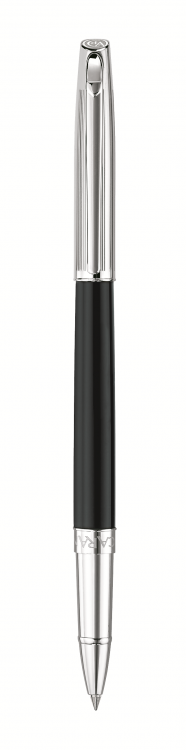 Ручка роллер Carandache Madison Bicolor Black SP  латунь посеребрение с родиевым напыление