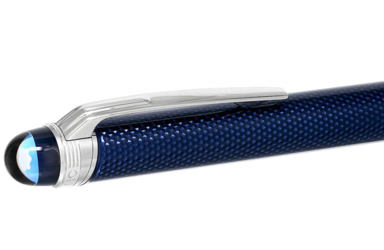 Ручка шариковая Montblanc StarWalker Blue Planet Metal Dou&eacute; Ballpoint Pen