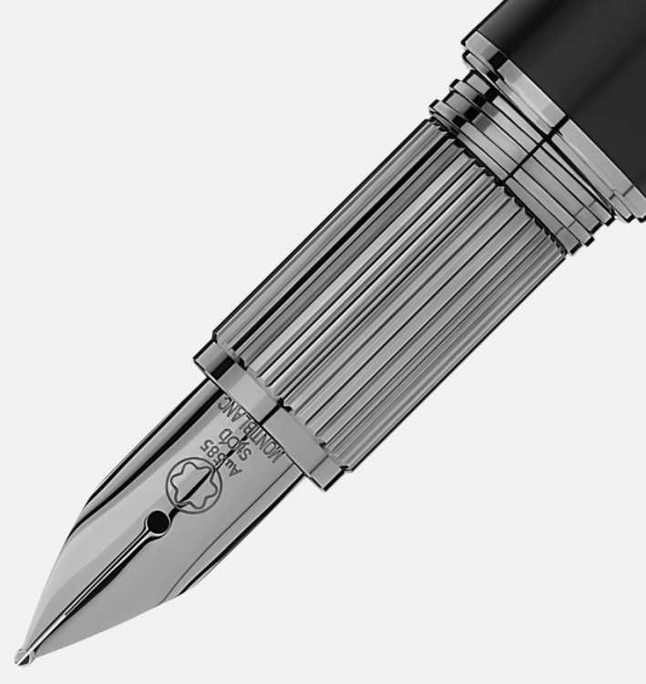Перьевая ручка Montblanc StarWalker UltraBlack Precious Resin (F)