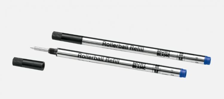 Стержень для ручки-роллера Montblanc 2 шт. Refills Medium, Royal Blue