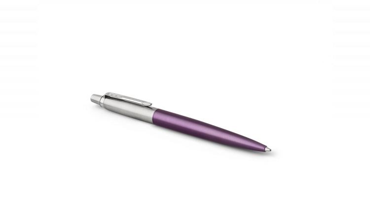 Подарочный набор: Шариковая ручка Parker Jotter Essential, Victoria Violet CT и Ежедневник  недатированный синий