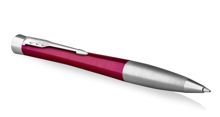 Подарочный набор: Шариковая ручка Parker Urban Vibrant Magenta CT и Ежедневник недатированный белый