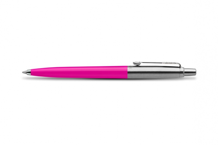 Подарочный набор: Шариковая ручка Parker Jotter, цвет MAGENTA и Ежедневник недатированный белый