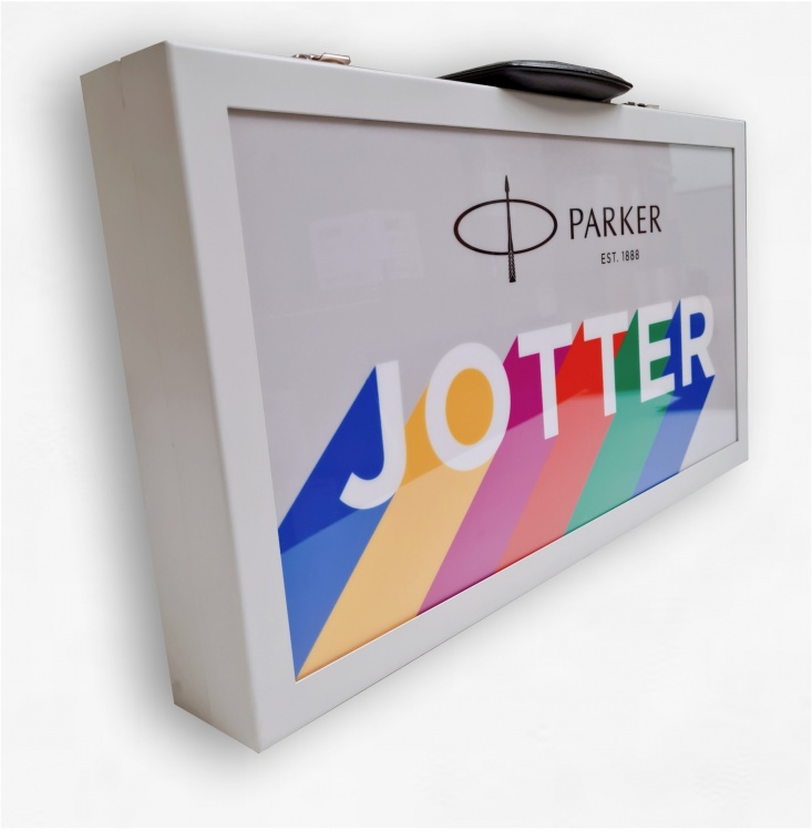 Лимитированный юбилейный набор Parker Jotter Pantone 54, чемодан с 54-ю шт. ручек