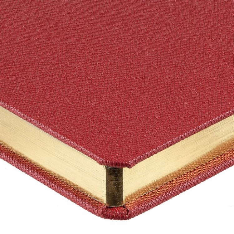 Подарочный набор: Шариковая ручка Parker IM Premium K318 Red GT, цвет чернил синий и красный ежедневник с золотым срезом
