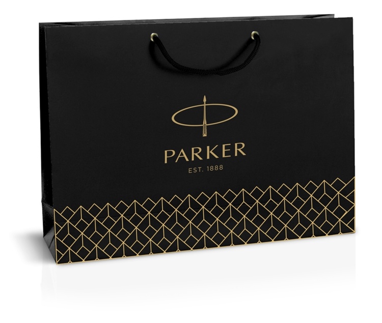 Подарочный набор Parker: шариковая ручка Parker Sonnet GT и ежедневник коричневого цвета с имитацией под кожу рептилии