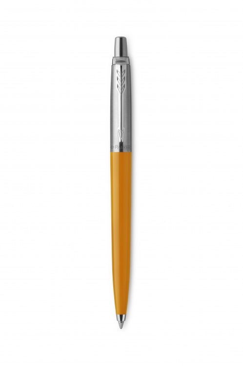 Подарочный набор: Шариковая ручка Parker Jotter цвет MARIGOLD и блокнот оранжевого цвета