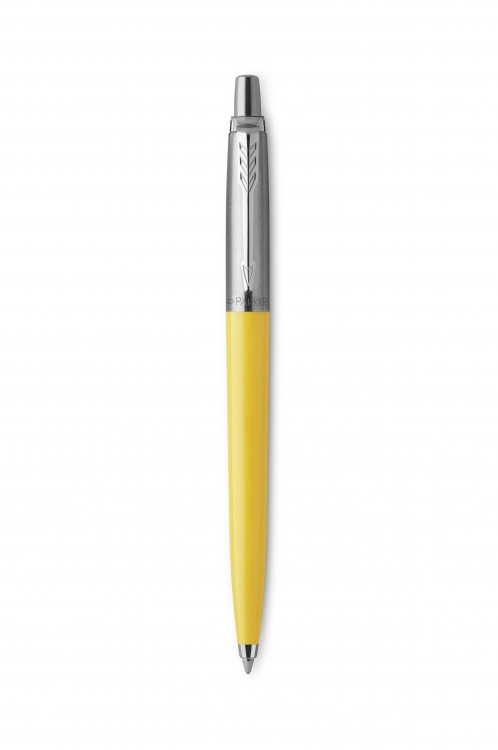 Подарочный набор: Шариковая ручка Parker Jotter ORIGINALS YELLOW CT  В БЛИСТЕРЕ и ежедневник недатированный желтого цвета