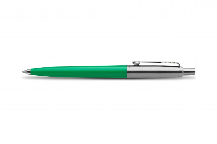 Подарочный набор: Шариковая ручка Parker Jotter ORIGINALS GREEN CT В БЛИСТЕРЕ и Ежедневник недатированный белый, зеленый.