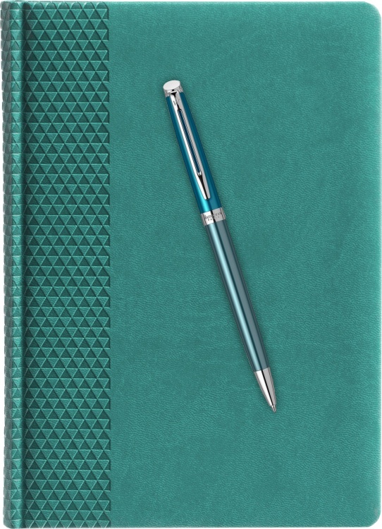 Подарочный набор: Шариковая ручка Waterman Hemisphere French riviera COTE AZUR в подарочной коробке и Ежедневник Brand