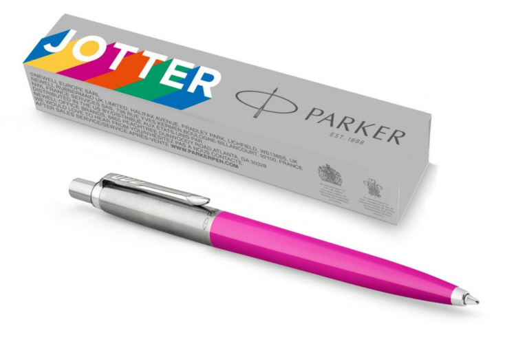 Ручка шариковая Parker "Jotter Originals Purple" синяя, 0,8мм, кноп., плас.корп., эко-упаковка
