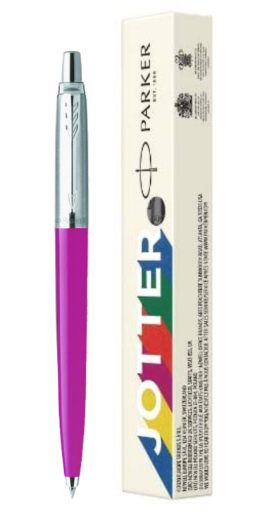 Ручка шариковая Parker "Jotter Originals Purple" синяя, 0,8мм, кноп., плас.корп., эко-упаковка