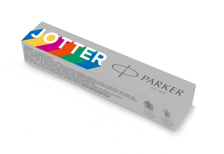 Ручка шариковая Parker "Jotter Originals Purple" синяя, 0,8мм, кноп., плас.корп., эко-упаковка