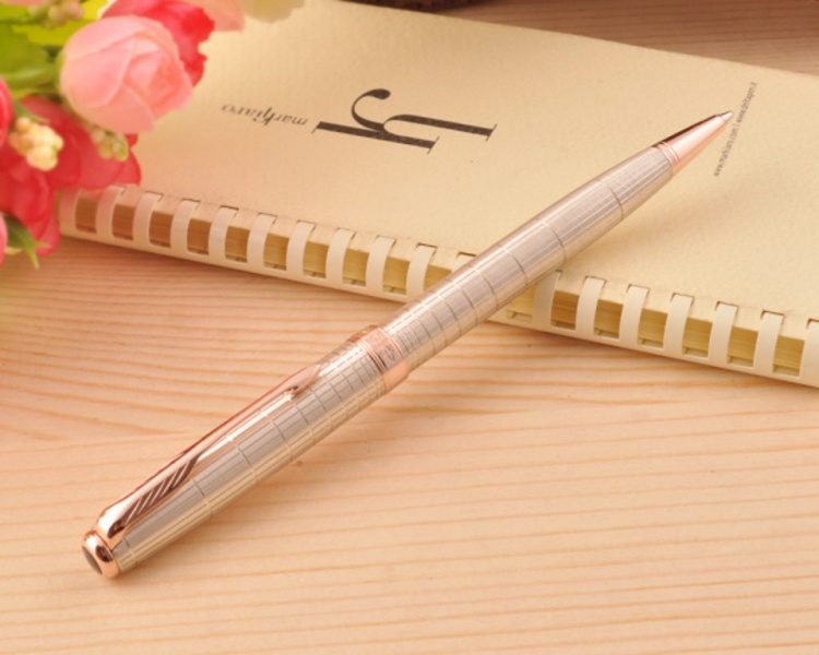 Шариковая ручка Parker Sonnet K535 VERY PREMIUM Feminine (серебро 925 пробы, 12.84), цвет: Silver PGT, стержень: Mblack