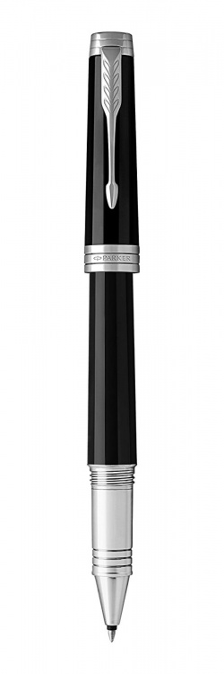 Ручка-роллер Parker Premier Deep Black Lacquer CT