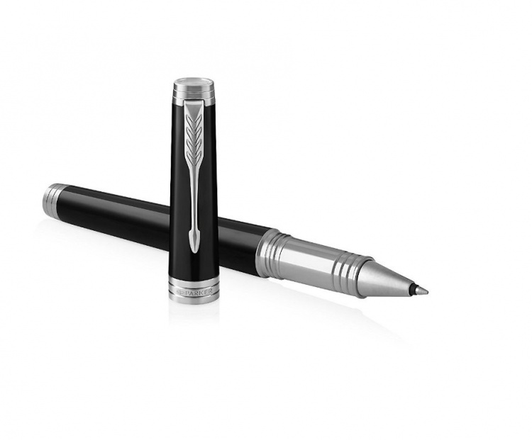 Ручка-роллер Parker Premier Deep Black Lacquer CT