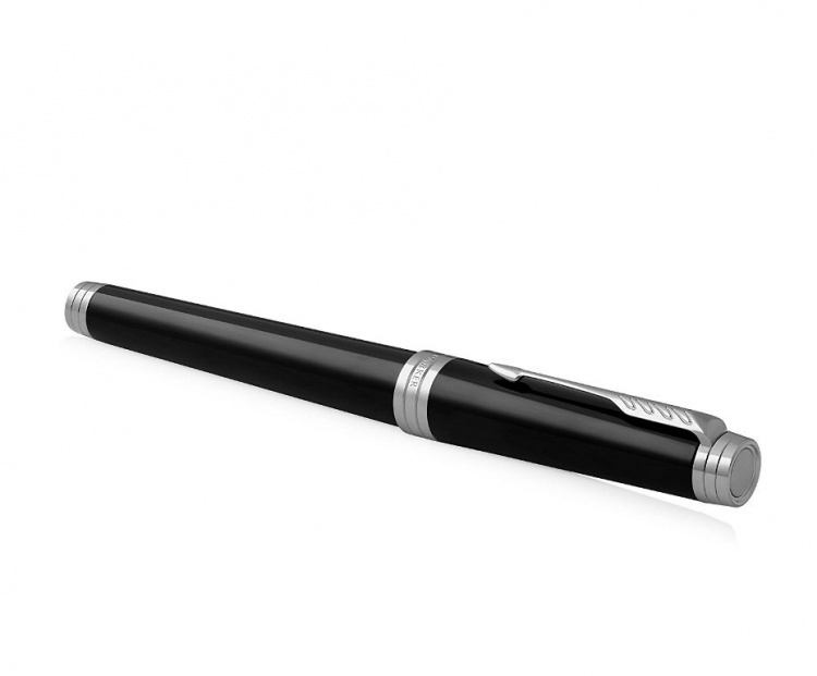 Ручка-роллер Parker Premier Deep Black Lacquer CT