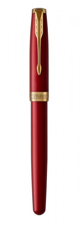 Перьевая ручка Parker Sonnet Red GT Intense, перо: F, цвет чернил: black, в подарочной упаковке